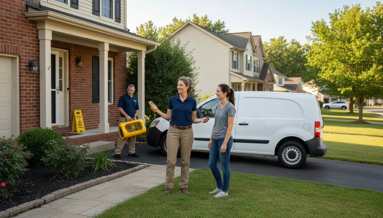 Residential water damage restoration in Sugar City, CO